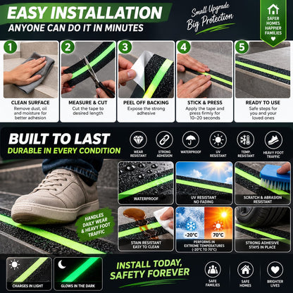 Anti Skid Tape Glow In The Dark